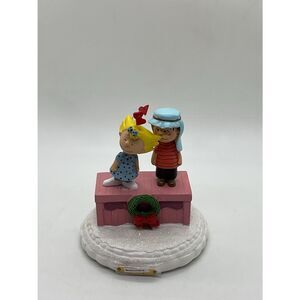 Hawthorn Village Peanuts Holiday Figurine with Sally and Linus